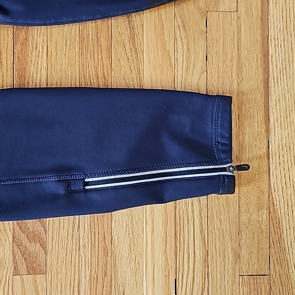 Lole 'Hurry Up' water repellent warm leggings fleece lined in navy medium - Picture 14 of 14